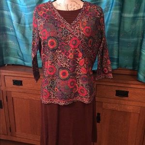 Cute, colorful patterned top.